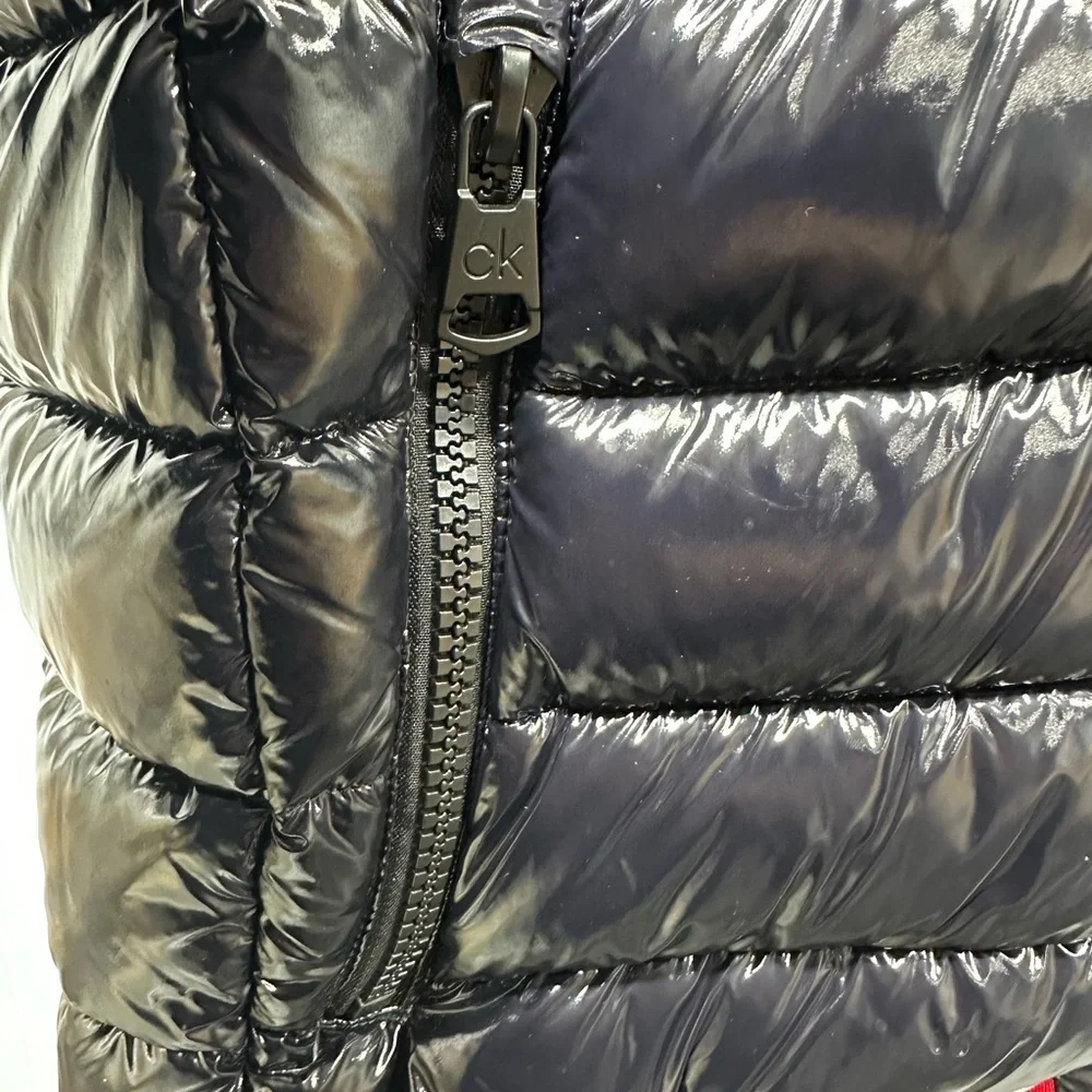 Calvin Klein Men's Hooded Super Shine Puffer Jacket